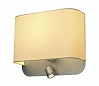 !! ACCANTO SPOT ROUND светильник настенный c LED 1Вт, 3000К 95lm и для лампы E27 24Вт макс., белый