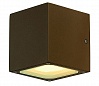 SITRA CUBE светильник настенный IP44 для 2-х ламп GX53 по 9Вт макс., бурый
