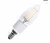 LED C35 E14 источник света 230В, 4.5Вт, 2700K, 490лм, 280°, диммируемый, филаментный