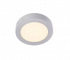 SENSER ROUND 10W светильник накладной 230V c SMD LED 10Вт (14Вт), 3000K, 500lm, c БП, серебристый