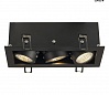 KADUX 3 LED SET, светильник с COB LED 3х 6.2Вт (22Вт), 3000К, 1750lm, 38°, с бл. питания, черный