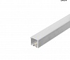 GLENOS Pro-3030 300 профиль накладной, без экрана, 3 m, серебристый