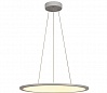 LED PANEL ROUND светильник подвесной с LED 39.71Вт, 3000K, 3350lm, 110°, диммируемый 1-10В, серебр.