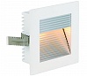 FLAT FRAME, CURVE светильник встраиваемый для лампы QT9 G4 20Вт макс., белый/ алюминий