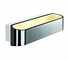 ASSO 300 LED светильник настенный с COB LED 2х5Вт (12Вт), 3000K, 600lm, матированный алюминий/ белый