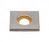 DASAR® LED MINI SQUARE светильник встраиваемый IP67 12-24В= c PowerLED 2Вт, 3000К, 120lm, 31°, сталь