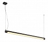OPEN GRILL SINGLE TWIST светильник подвесной с LED 36Вт, 3000K, 2500lm, черный