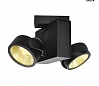 TEC KALU 2 LED светильник накладной 31Вт с LED 3000К, 1900лм, 2х 24°, черный
