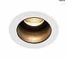 HORN MEDI LED светильник встраиваемый 350мА 5Вт с LED 3000К, 230лм, 15°, белый/  черный