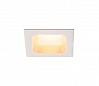 VERLUX 10 светильник встраиваемый с LED 10Вт (12Вт), 3000К, 880lm, 80°, белый