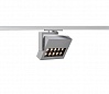 1PHASE-TRACK, PROFUNO светильник с 10 LED 18Вт, 3000K, 1020lm, 30°, серебристый