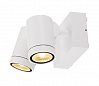 HELIA LED SPOT 2 светильник настенный IP55 c 2мя LED по 8Вт, 3000К, 900lm, 38°, белый