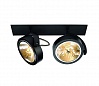 KALU RECESSED QRB 2 светильник встраиваемый для 2-х ламп QRB111 по 50Вт макс., матовый черный